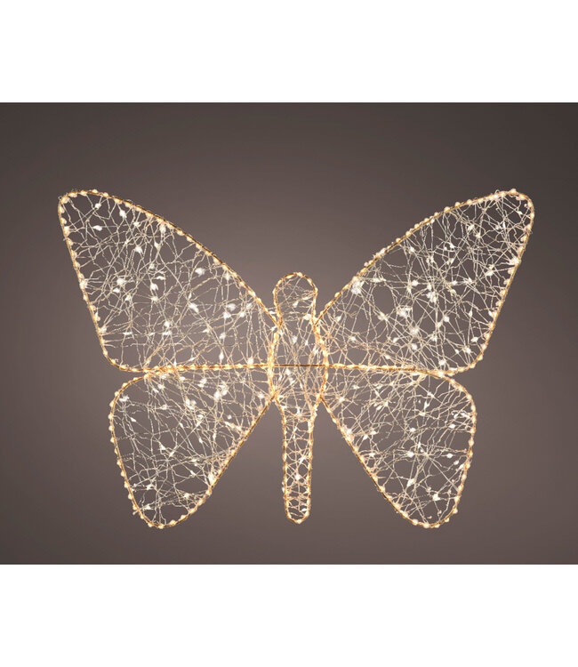 Papillon LED blanc classique | Décoration extérieure  de Noël