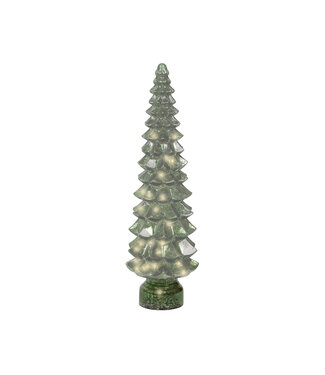 Sapin en verre scintillant