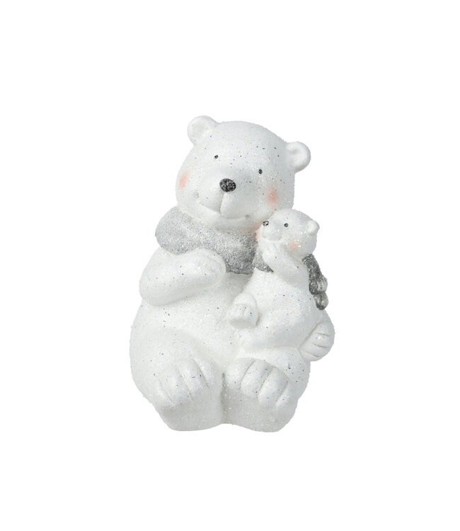 Ours polaire et ourson | Bibelot décoratif