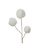 Boule de fausse fourrure sur tige