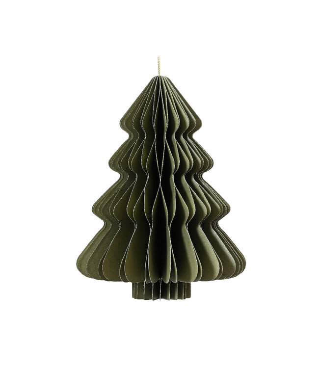 Sapin en papier décoratif | Décoration festive