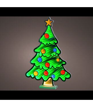 Sapin LED effet infini