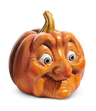 Tête de citrouille ronde