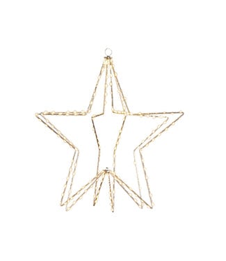 Étoile illuminée or