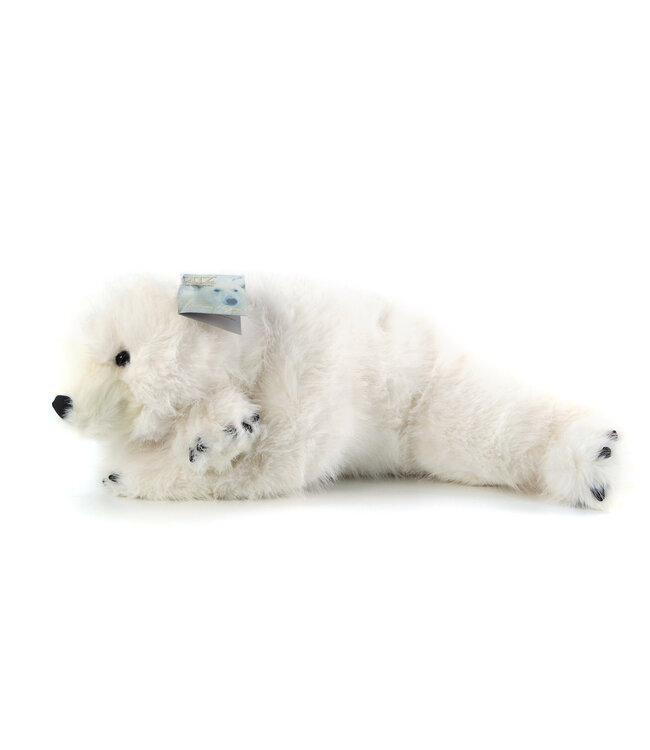 Ours blanc câlin – Douceur et magie au cœur des fêtes