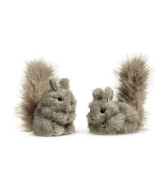 Écureuil fourrure gris/brun 5.5 po