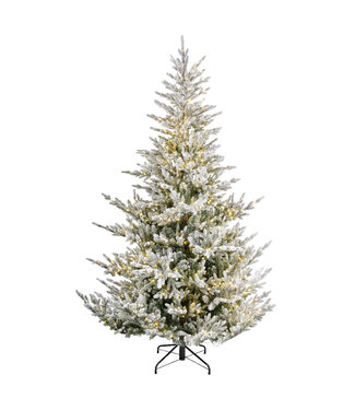 Sapin Norway Spruce micro LED enneigé