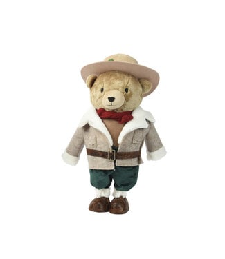 Ourson beige habit garde forestier
