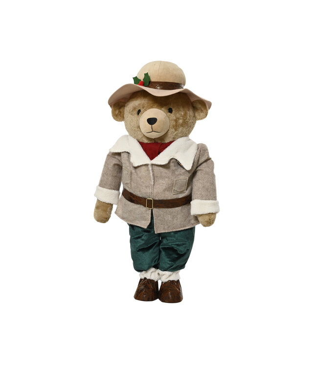 Ourson beige habit garde forestier