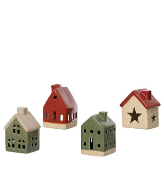 Maisonnette en porcelaine (4 ass.)