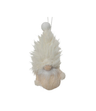 Gnome en tricot avec chapeau fourrure