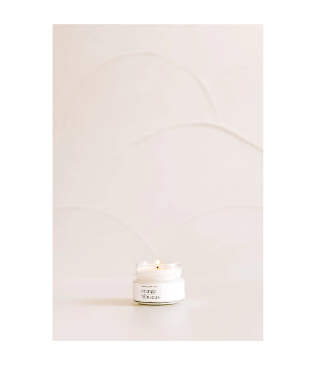 Marée Chandelles Chandelle de soya - Oranges hibiscus