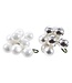 Pic décoratif boules blanches ou argent