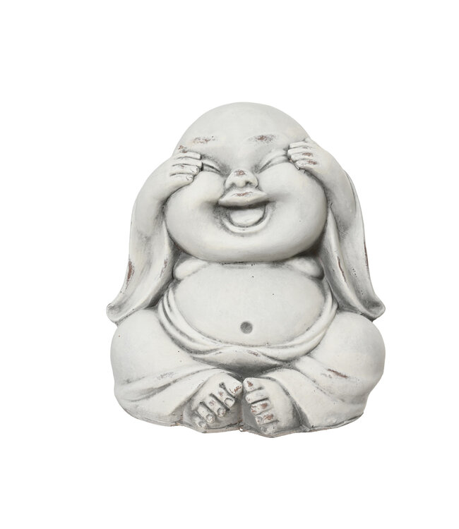 Buddha yeux cachés | Décoration zen pour le jardin