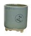 Cache-pot sur pattes vert 3 po