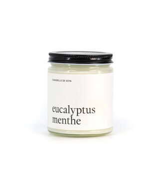 Marée Chandelles Chandelle de soya | Eucalyptus menthe