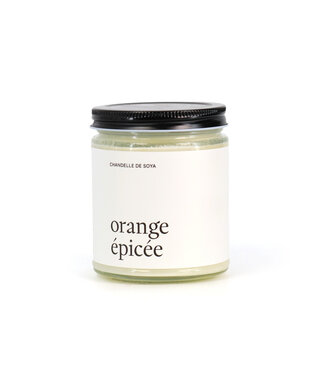 Marée Chandelles Chandelle de soya |  Orange épicée