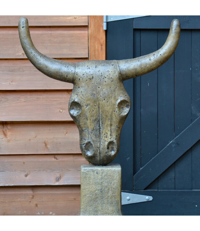 Tête de taureau 46 po | Accent Rustique et Élégant pour Maison et Chalet