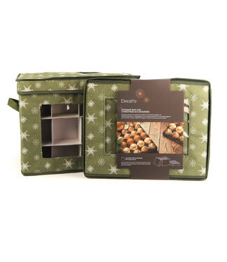 Boîte de rangement pour décorations de Noël