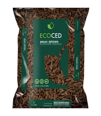 Ecoced Paillis de cèdre brun