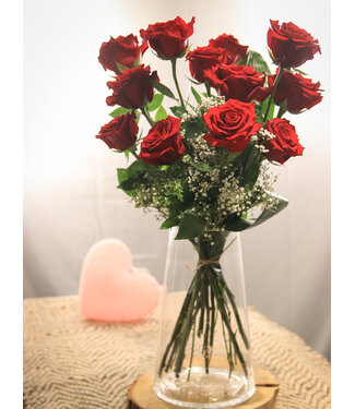 Signé Garneau 12 Roses Rouges et ses Bisous | SV-012