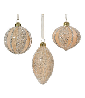 Boule de verre pêche lignée brillante