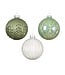 Boule de verre verte ou clair  (3 ass.)