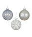 Boule de verre motif flocon (3 ass.)