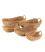 UMA home décor Panier d'osier ovale | Accessoire décoratif naturel et élégant