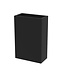 Twist Pot Fyor rectangle noir | Pot moderne et élégant pour la maison