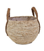 Panier en corde avec poignées | Déco naturelle