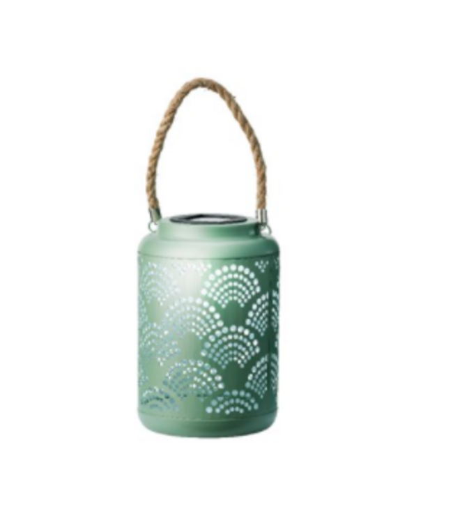 Lanterne solaire en fer | Accessoire chic et lumineux