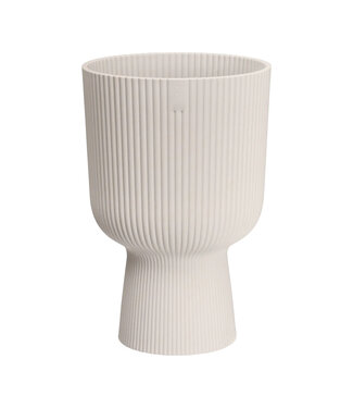 Elho Cache-pot Vibes Fold sur pied beige