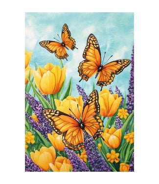 Drapeau-Papillons 28x40 po