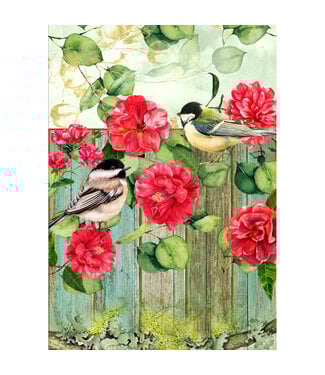 Drapeau- Jardin des mésanges 28 x 40 po