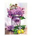 Drapeau- Bouquet de lilas 28 x 40 po