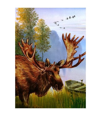 Drapeau- Orignal 28 x 40 po