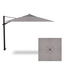Parasol AG25 10 x 10 pi gris "boulder" mat noir grade C