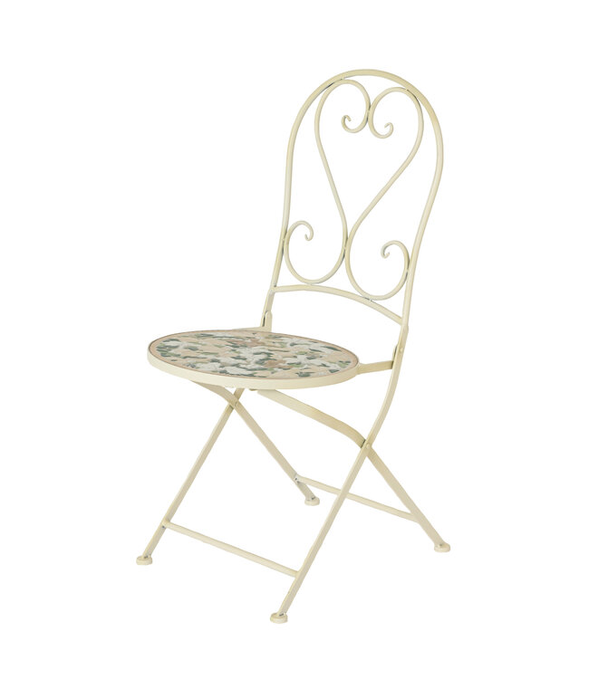 Ensemble bistro mosaïque fleurs 3 mrx