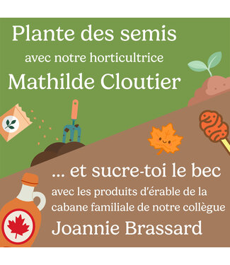 Plante tes semis avec notre horticultrice Mathilde!