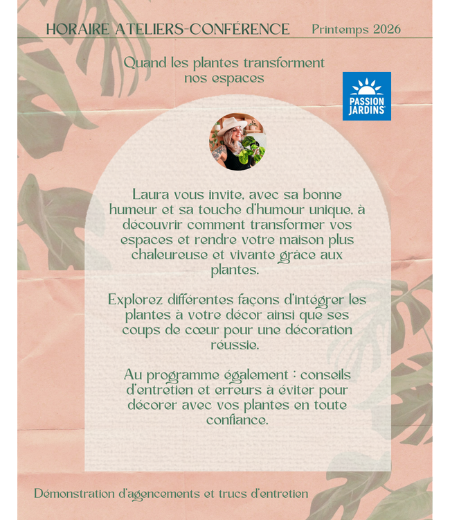 GRATUIT! | Conférence avec Laura Pigeon!