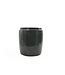 Cache-pot métal jar gris recyclé | Pot décoratif industriel pour plantes et jardin moderne