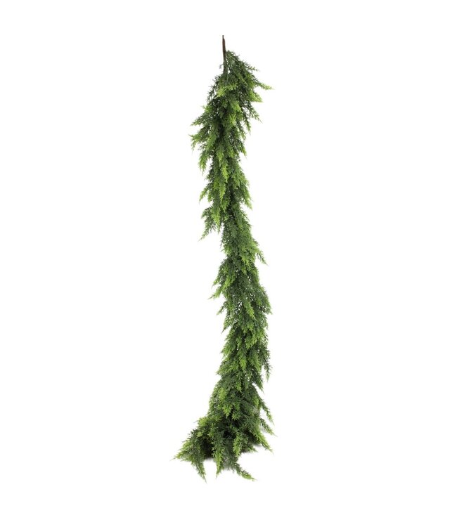 Guirlande de cèdre souple vert | Verdure inspirée de la forêt