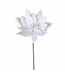 Tige de poinsettia blanc brillant