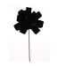 Tige boucle de ruban en velours noir