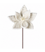 Tige poinsettia doux ivoire brillant