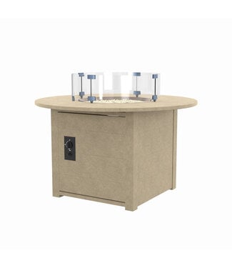 Foyer rond beige 46 po