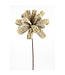 Tige boucle de ruban taupe brillant | Décoration & création
