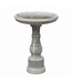 Bain d'oiseaux Smithsonian Alpine Stone | Décoration de jardin haut de gamme