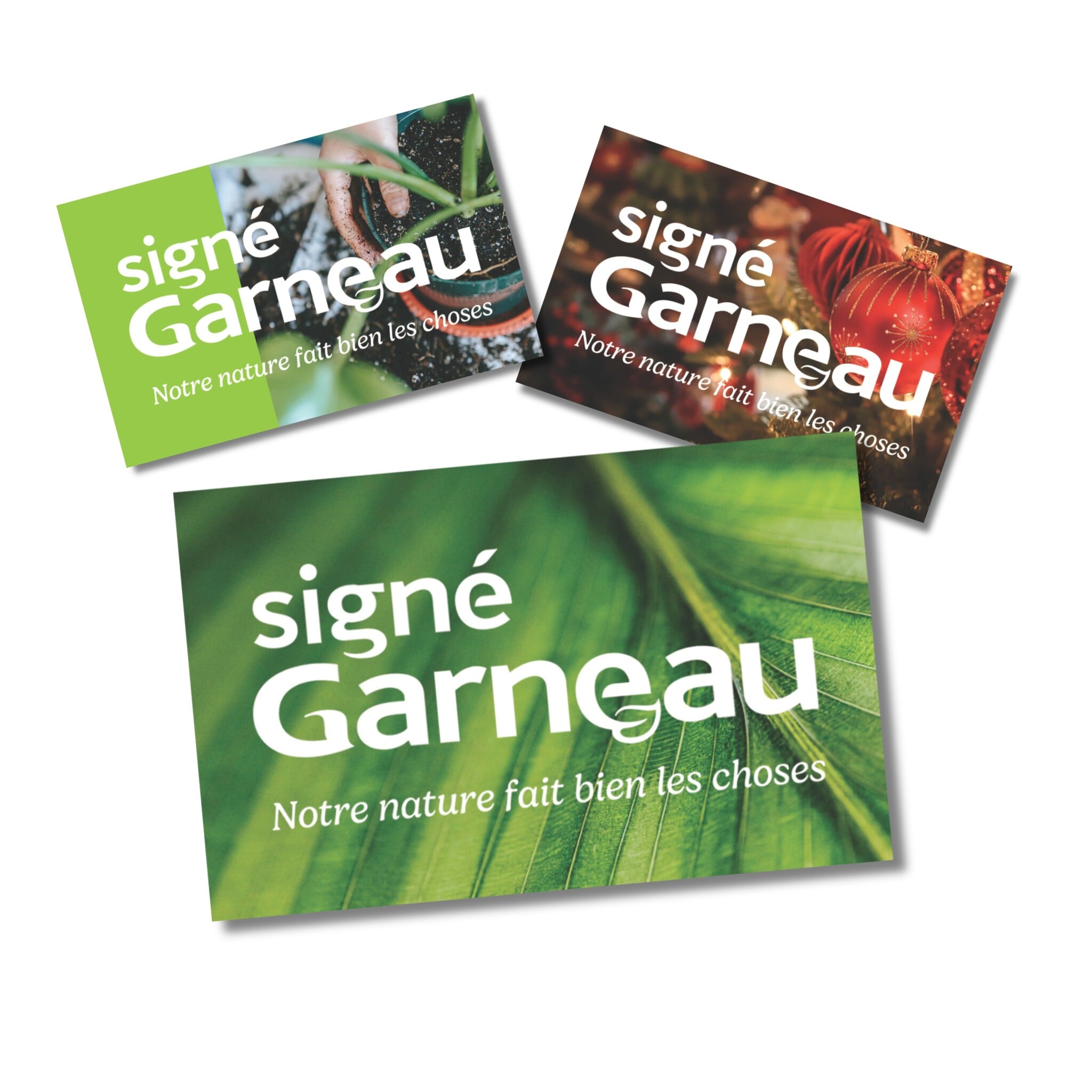Carte cadeau Signé Garneau | Le cadeau idéal à montant personnalisable